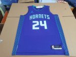 NBA Brandon Miller Charlotte Hornets 2023-2024 Game Worn Statement Edition Maillot